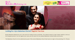 Desktop Screenshot of keralamalankaramatrimony.com